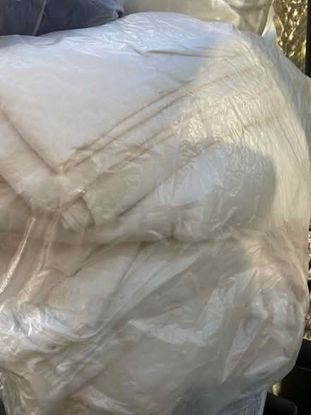 Photo of free 3 big bags of cotton cheesecloth and white polyester lining (Gorse Hill GU22) #1