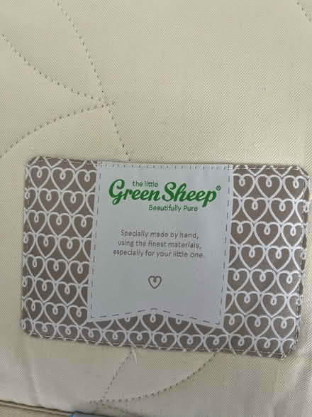 Photo of free Cotbed+ little green sheep mattress (Stoke Newington N16) #3