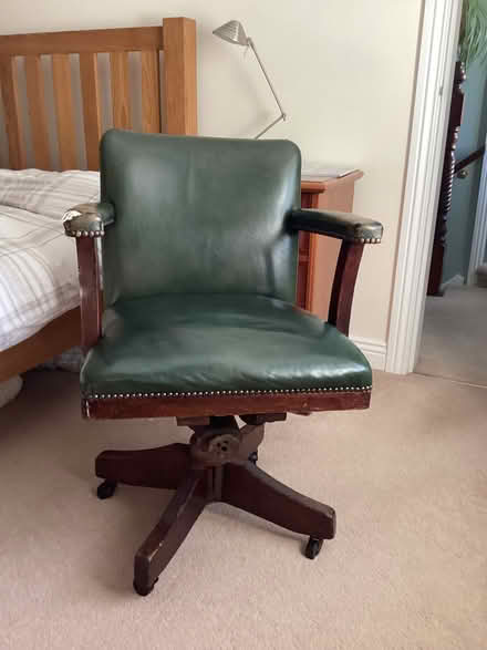 Photo of free Antique swivel chair (Old Whittington S41) #1