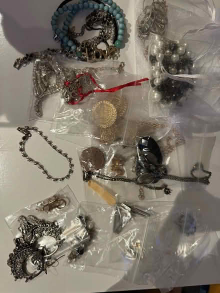 Photo of free Bag of assorted jewelry (SL9 8EL) #2