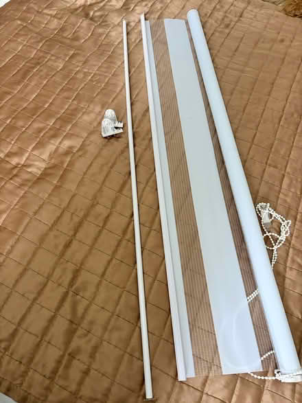 Photo of free White zebra blind. SW2 #2 (SW2) #1