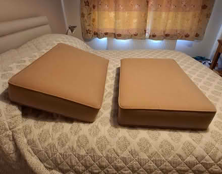 Photo of free Two Unused settee cushions (Churchdown GL3) #1