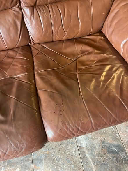 Photo of free leather sofa (Stenson Fields CP DE24) #3