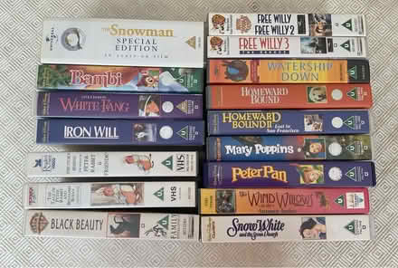 Photo of free Children’s VHS Videos (Off Chestnut Drive TA1) #1