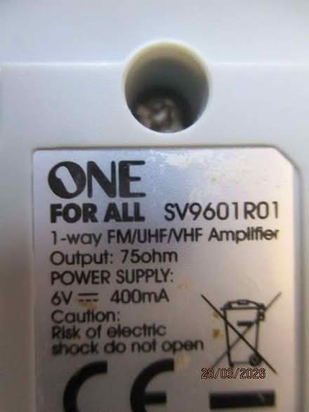 Photo of free TV amplifier. (Innsworth GL3) #2