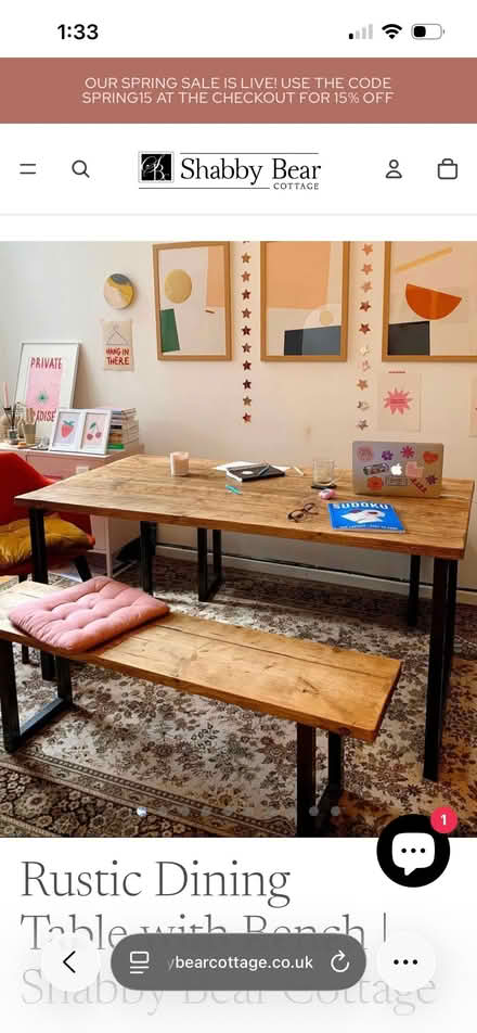 Photo of free 2-4 seater dining table and benches (Thamesmead SE18) #4