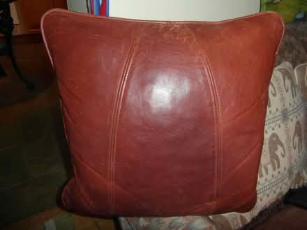 Photo of free Two Leather Cushions (Bentlawnt SY5) #3