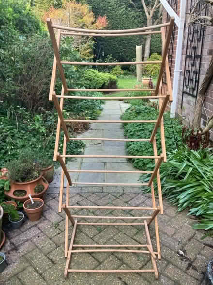 Photo of free Wooden clothes airer (CM11 2) #1