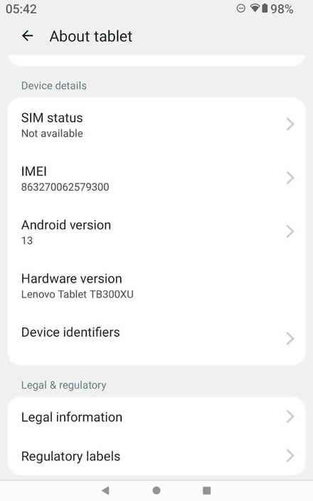 Photo of free Small Android Tablet (Lichfield WS13) #1