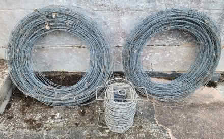 Photo of free Three rolls of barbed wire (Sandford, near Crediton) #1