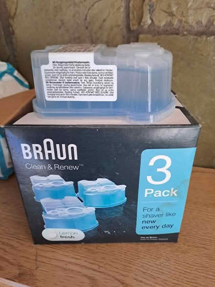 Photo of free 2 Braun cleaner cartridges (Macclesfield SK11) #1
