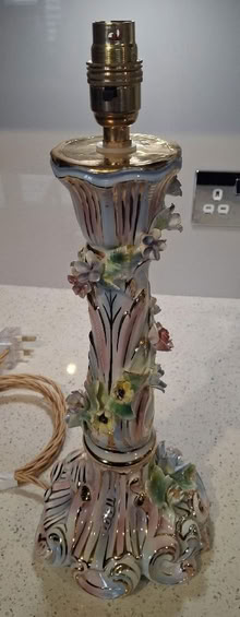 Photo of free Porcelain Table Lamp (Woolston WA1) #3