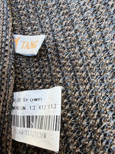 Photo of free Large Sun Shade (Triangle shaped) (DC side of Warrenton) #2