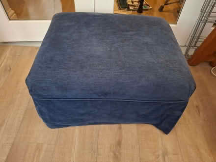 Photo of free Blue Sofa Bed & Poffee (Rusthall TN3) #1
