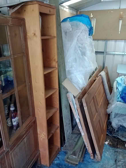 Photo of free NEEDS CLEANING Tall wooden unit (Harton, NE34) #1