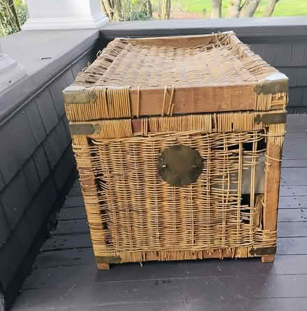 Photo of free Wicker Chest w/Brass Corners (Wallingford (Good Shepherd)) #2