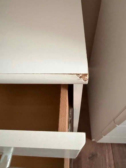 Photo of free 3 draw bedside table (Thrapston) #3