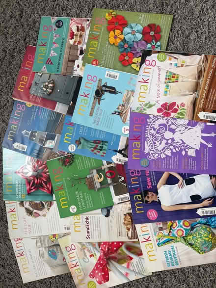 Photo of free 16 craft magazines, “Making” (Canonbury N1) #1