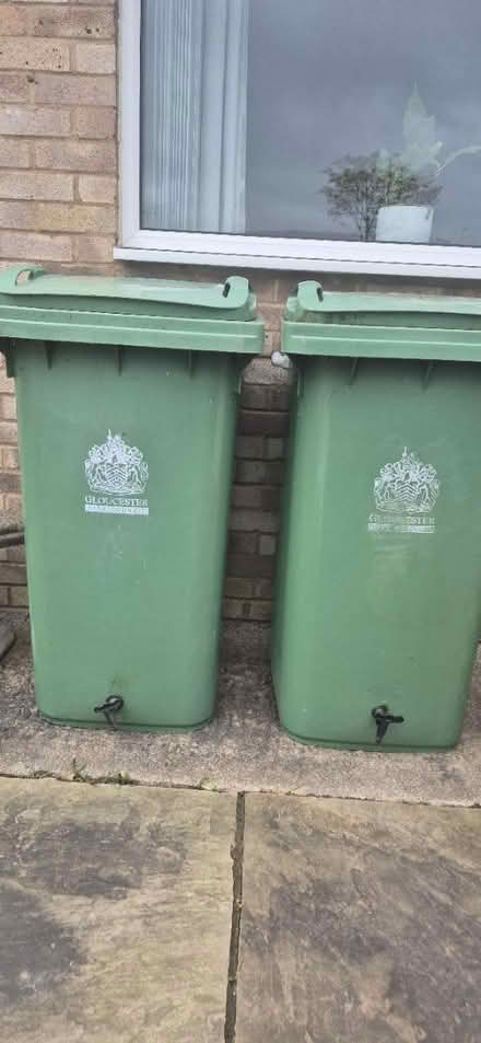 Photo of free 2 bins turned into water butte (Abbeydale Gloucester) #1