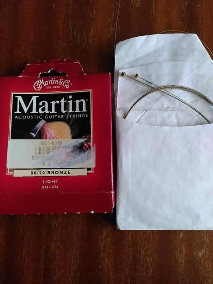 Photo of free Old acoustic guitar strings x3 (Ecclesall, S11) #1