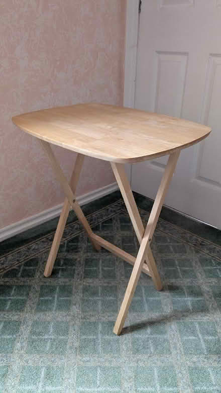 Photo of free Small Foldaway Wooden Table (Caldy Valley CH3) #1