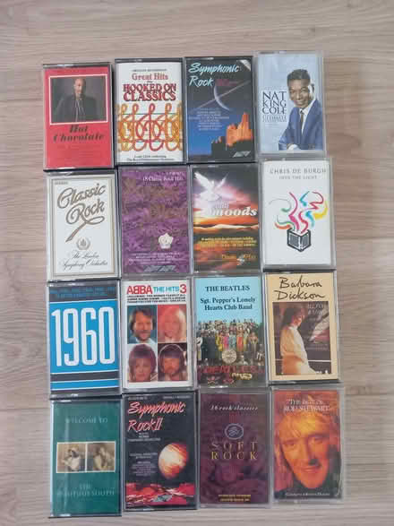 Photo of free 50 plus music cassettes. Small selection of various artistsn (Parson's Heath CO4) #1