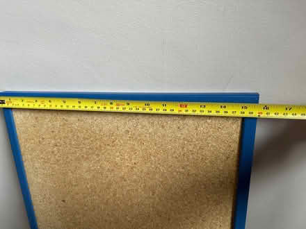 Photo of free Blue frame cork pinboard (Old Woking GU22) #1