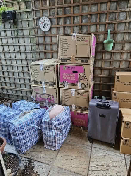 Photo of free Cardboard moving boxes (E17) #1