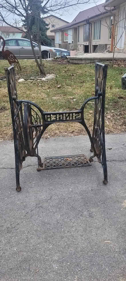 Photo of free Old sewing machine stand (Streetsville area) #1