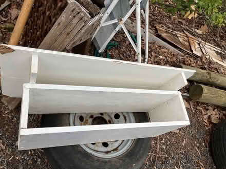 Photo of free Wooden shelf (Morrisville) #1