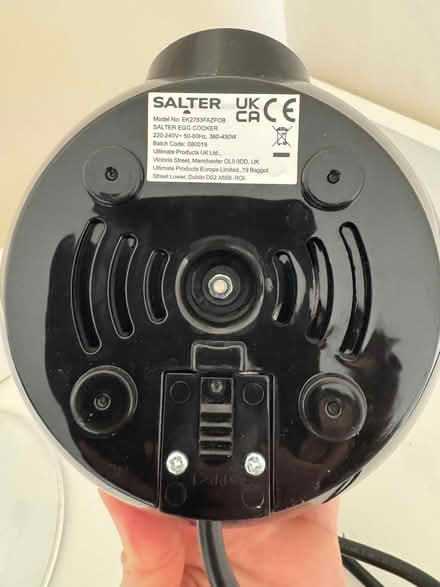 Photo of free Salter egg steamer (KT70TQ) #4