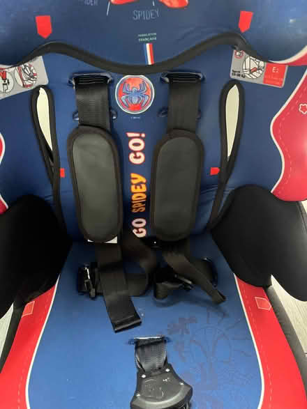 Photo of free Great condition spiderman carseat (Belle Isle LS10) #1