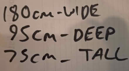 Photo of free Blue Sofa Bed & Poffee (Rusthall TN3) #3