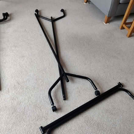 Photo of free Black clothes rail (Chineham RG24) #1