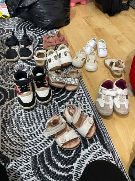 Photo of free Toddler shoes and one baby shoes (Newport Pagnell MK16) #1