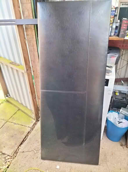 Photo of free king size leatherette headboard (kilham) #2