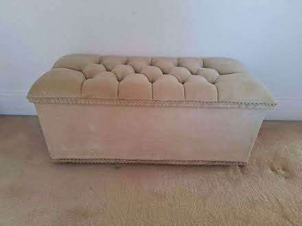 Photo of free Green Velvet Bedroom Chair & Blanket Box With Storage (Westcliff-on-sea SS0) #3