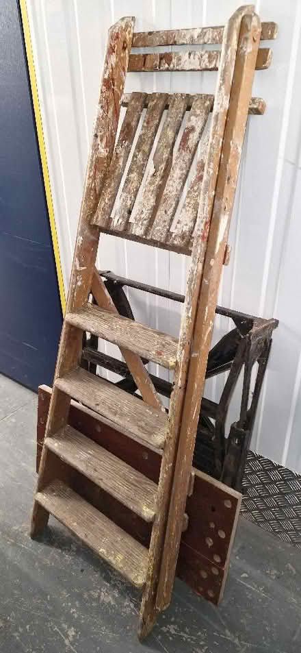 Photo of free Wooden ladders (Mill Hill BB2) #1