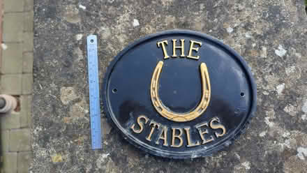 Photo of free House name plaque - The Stables (Barnacle CV7) #1
