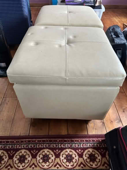 Photo of free Two storage ottomans (GU14) #2