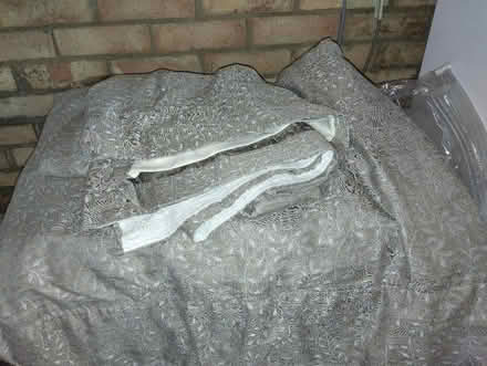 Photo of free Grey curtains (X2) (Mickleover DE3) #1