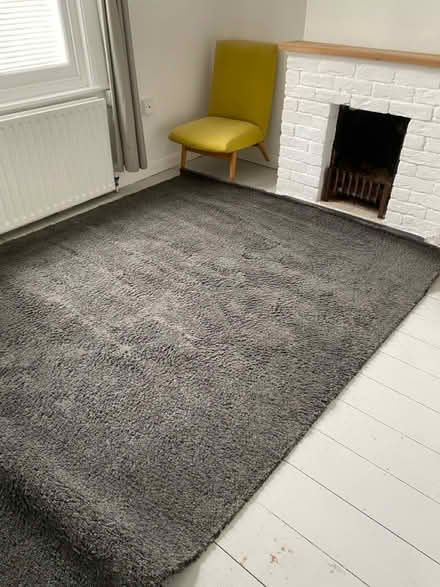 Photo of free Large Ikea grey rug (Emsworth PO10) #2
