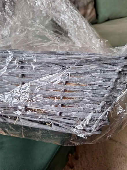 Photo of free Grey hamper with filling and cellophane (Walthamstow E17) #2