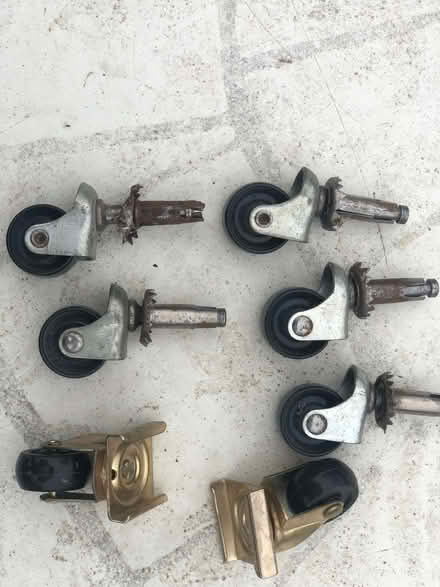 Photo of free Six insert castors and 2 clip on (St. Stephen's CT2) #1