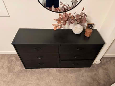 Photo of free Black wood dresser (Capitol Hill) #2