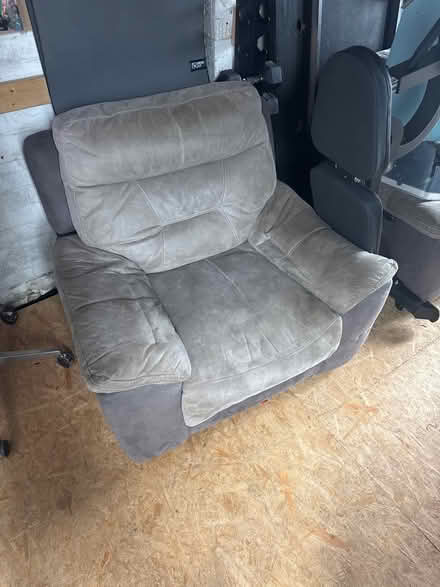 Photo of free Sofa and matching chair (NN2 8ST) #2