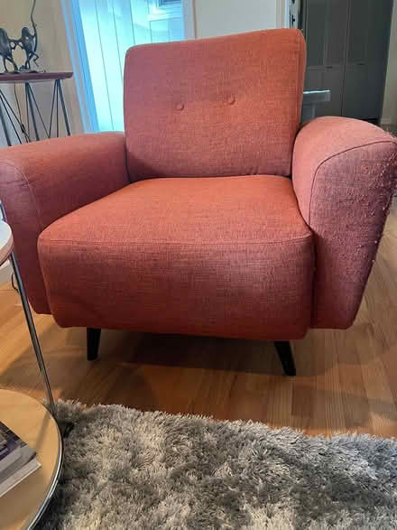Photo of free Burnt Orange Accent Chairs (Bennett Valley) #2