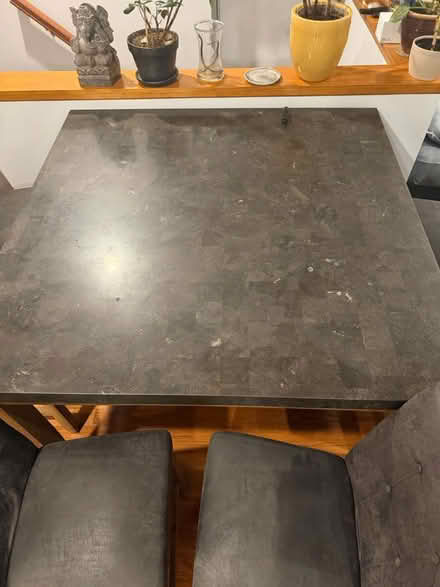 Photo of free Bluestone Dark Grey Marble Dining (Chelsea Sq) #2