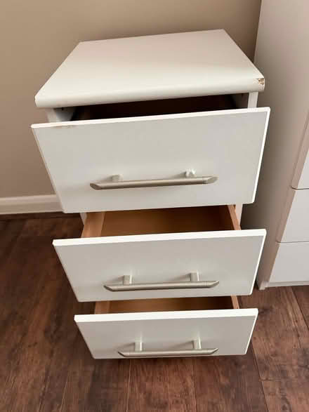 Photo of free 3 draw bedside table (Thrapston) #2