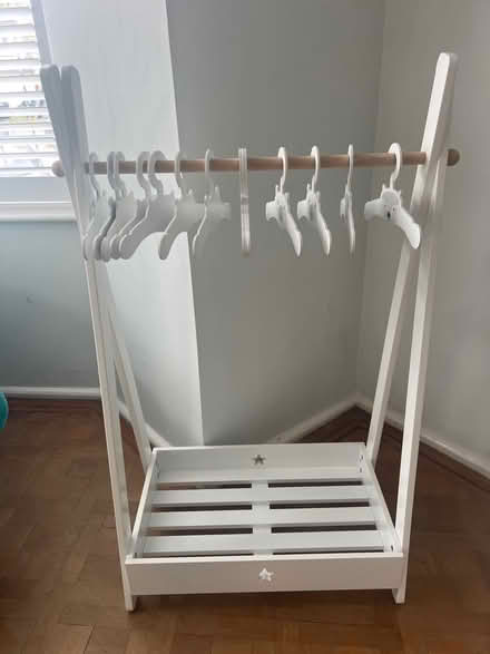 Photo of free Wooden Children’s clothes rail (West Wickham) #2